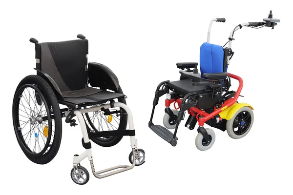 Wheelchair on white — Stock Photo, Image