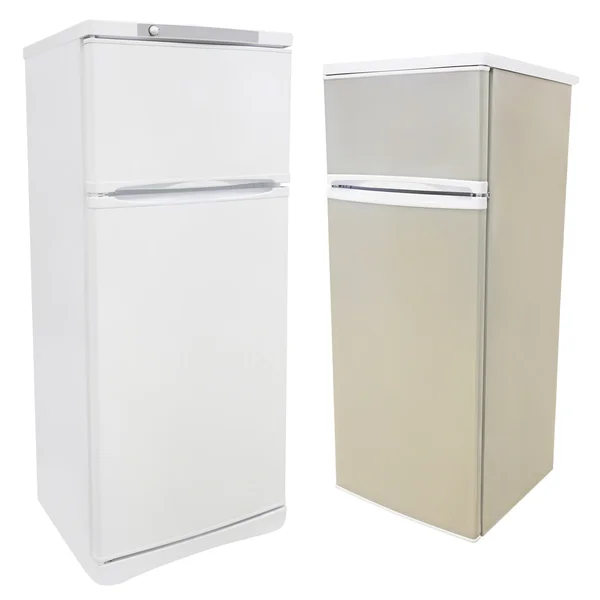 Refrigerators on white — Stock Photo, Image