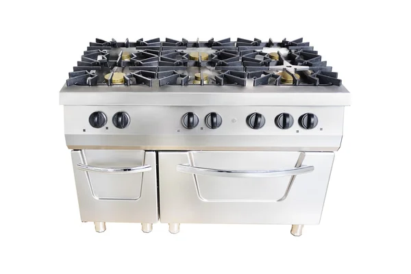 Professional gas stove — Stock Photo, Image