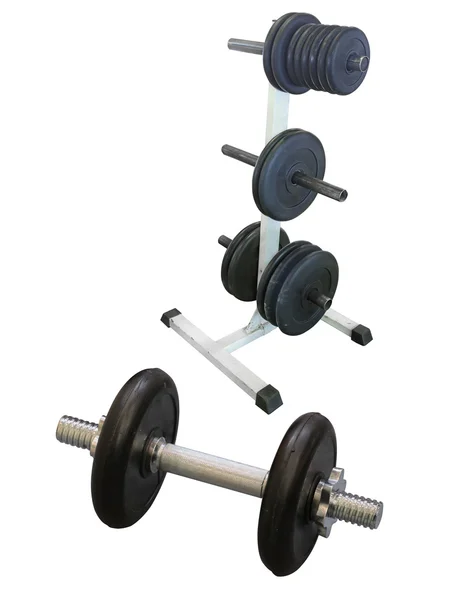 Dumbbells for gym — Stock Photo, Image