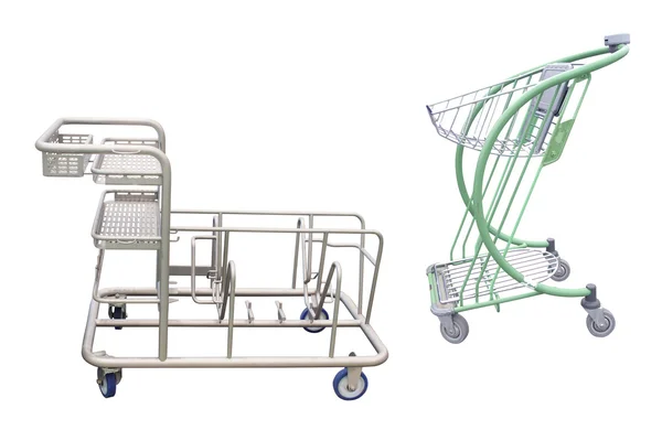 Trolley on white — Stock Photo, Image