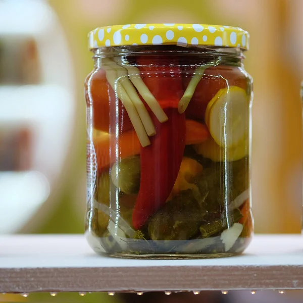 Canned vegetables — Stock Photo, Image