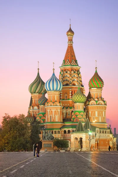 Санкт-Петербург Собор Василия Блаженного в Москве — стоковое фото