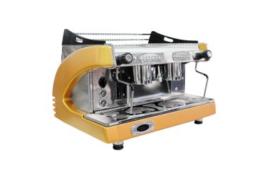 Kahve-beyaz makinede