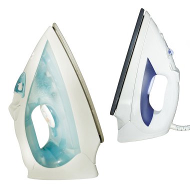 beyaz üzerine demir