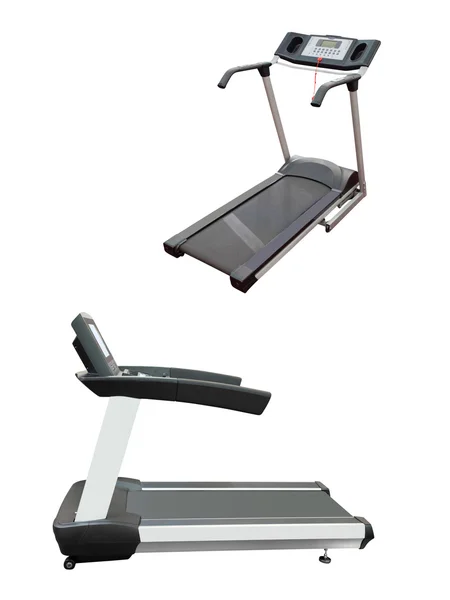 Treadmill on white — Stock Photo, Image