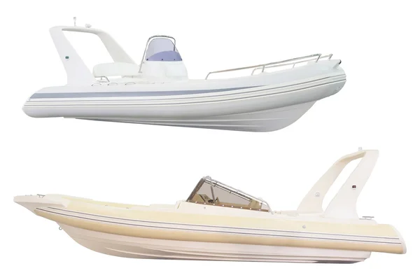 Надувные лодки — стоковое фото