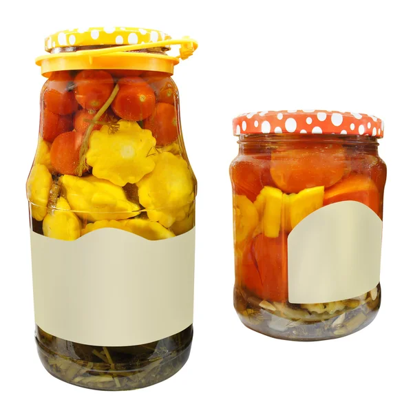 Vegetable jars — Stock Photo, Image