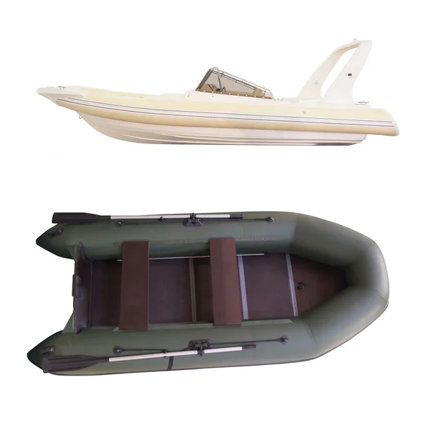 Надувные лодки — стоковое фото