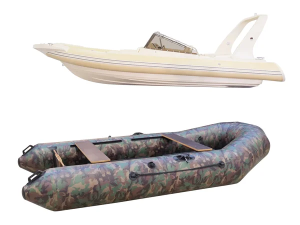 Inflatable boats — Stock Photo, Image