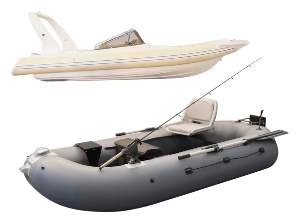 Inflatable boats — Stock Photo, Image