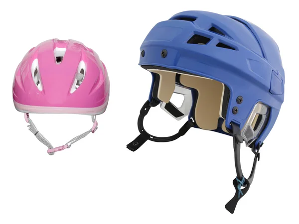 Hockey helmets — Stock Photo, Image