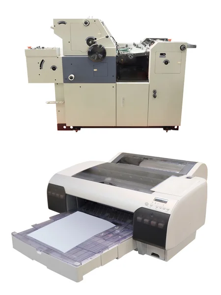 Maszyny drukarskie — Zdjęcie stockowe