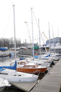 Motorlu tekne yatak stand