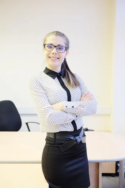 Jovencita secretaria — Foto de Stock