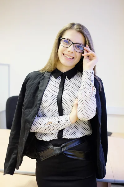 Jovencita secretaria — Foto de Stock