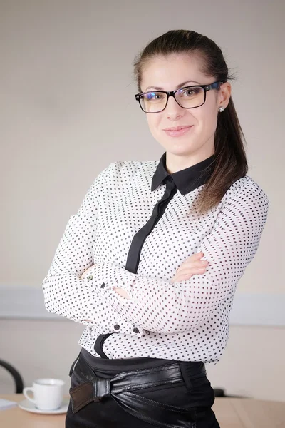 Jovencita secretaria — Foto de Stock