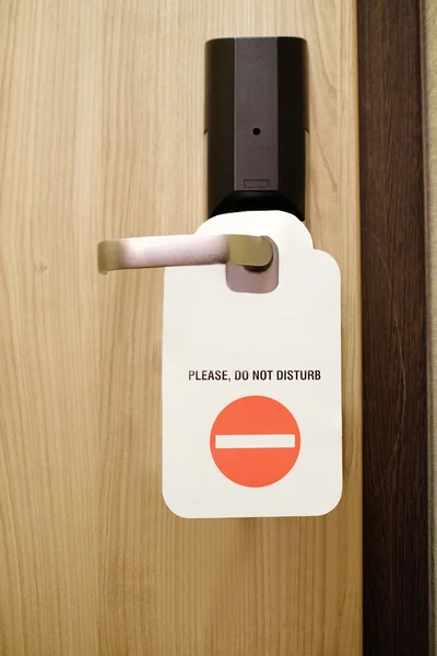 Do not disturb sign — Stock Photo, Image