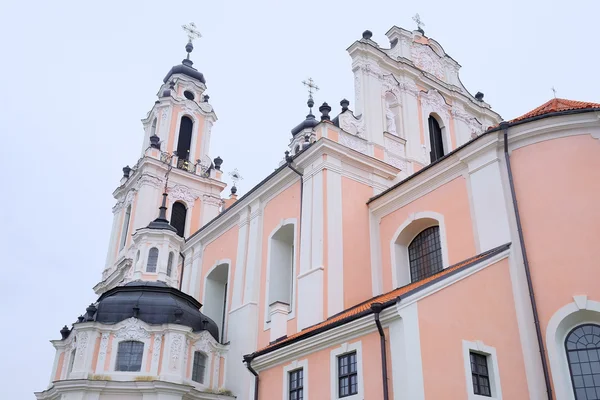 Widok Kościoła Vilnius — Zdjęcie stockowe