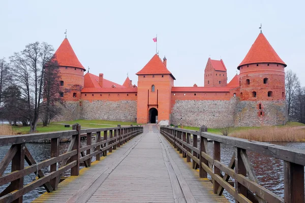 Trakai slott — Stockfoto