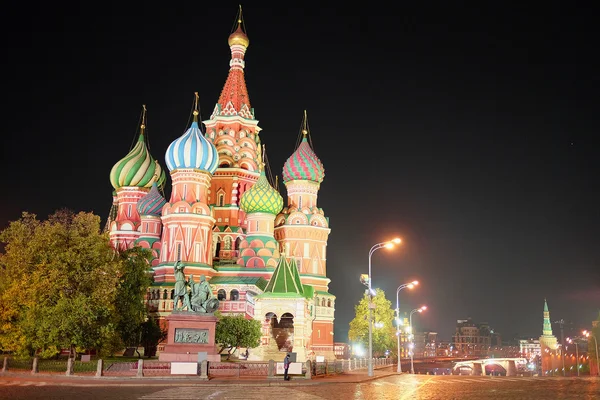 Szt. Bazilika Székesegyház Moszkvában — Stock Fotó