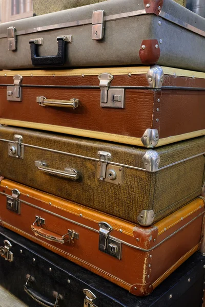 Retro style suitcases — Stock Photo, Image