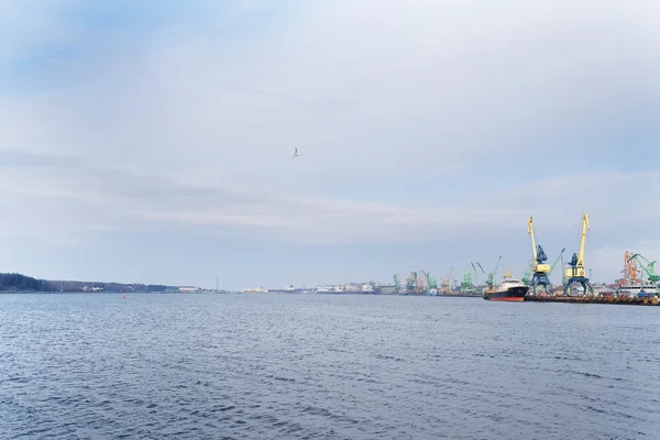 De haven van Klaipeda — Stockfoto