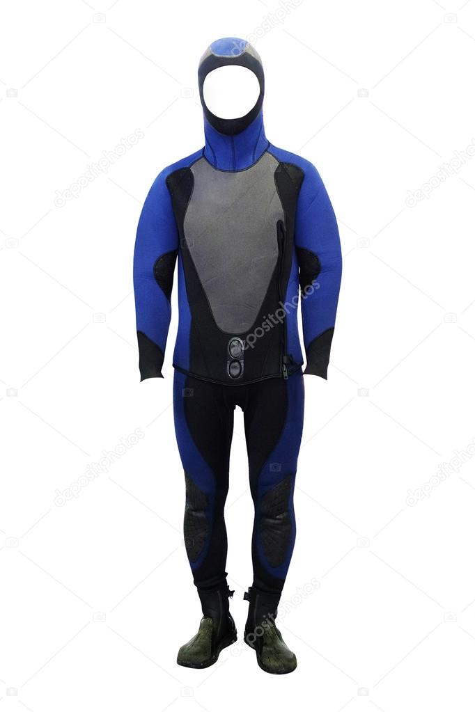 Mannequin in diving suit