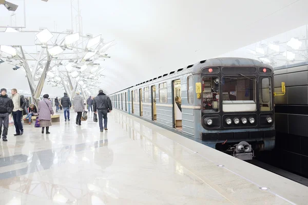 Yeni metro istasyonu Troparevo — Stok fotoğraf