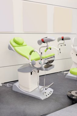 Jinekolojik sandalye yakın çekim