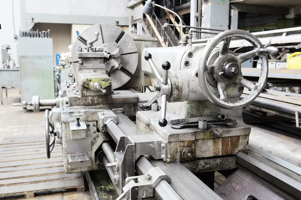 Industrial lathe machine — Stock Photo, Image