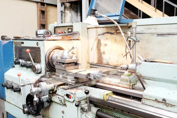 Industrial lathe machine — Stock Photo, Image