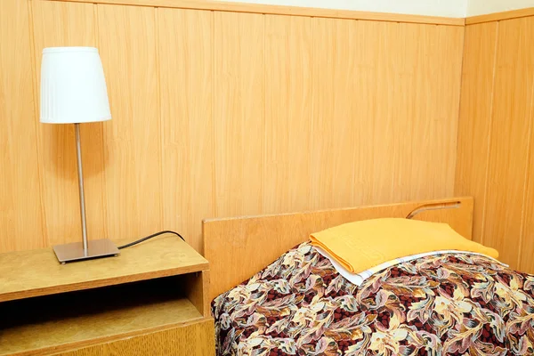 Interior of a motel bedroom — Stock Photo, Image