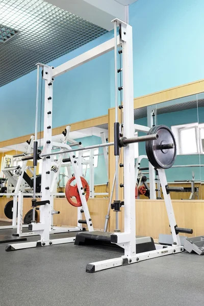 Interior of gym with equipment — Stock Photo, Image