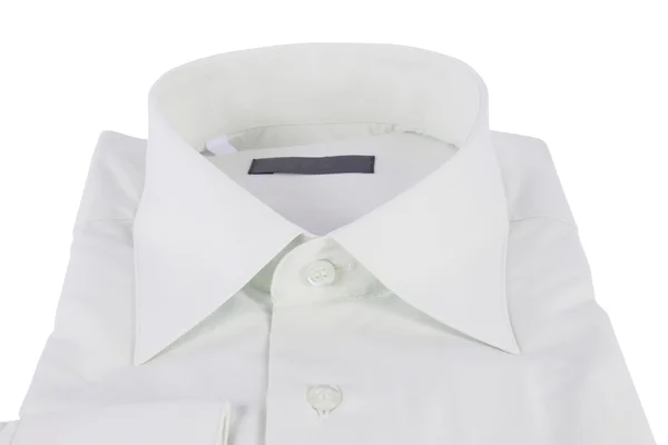 Biała koszula na białym tle — Zdjęcie stockowe