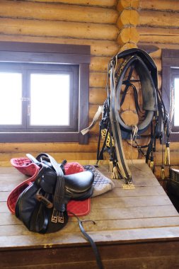Horse equipment - saddlery clipart