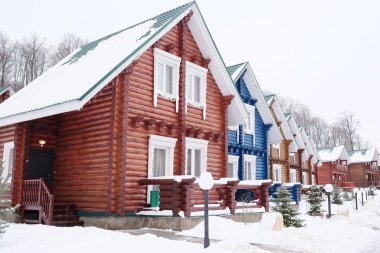 Bir misafirhane bir tatil görüntüsünü