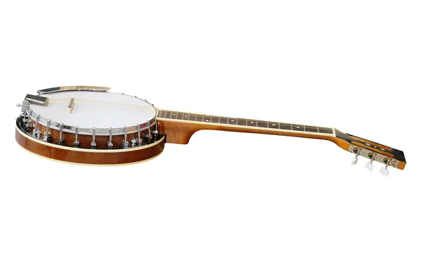 Λευκό banjo αντικείμενο — Φωτογραφία Αρχείου