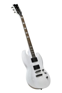 Beyaz elektro gitar
