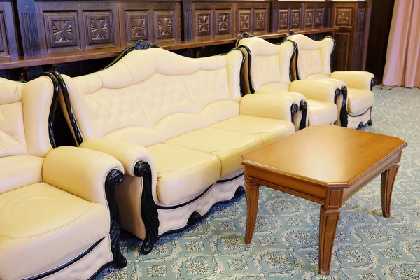Afbeelding van lederen meubels — Stockfoto