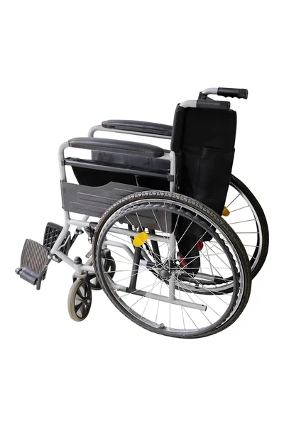 Closeup fauteuil roulant isolé — Photo