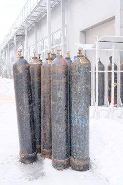 Kaynak için gaz tüpleri