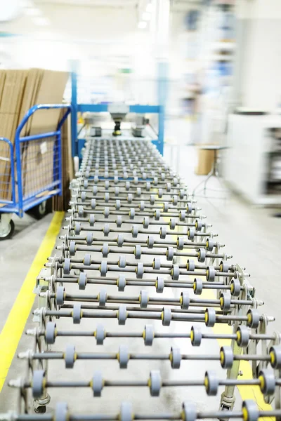 Industrial automatic conveyor — Stock Photo, Image