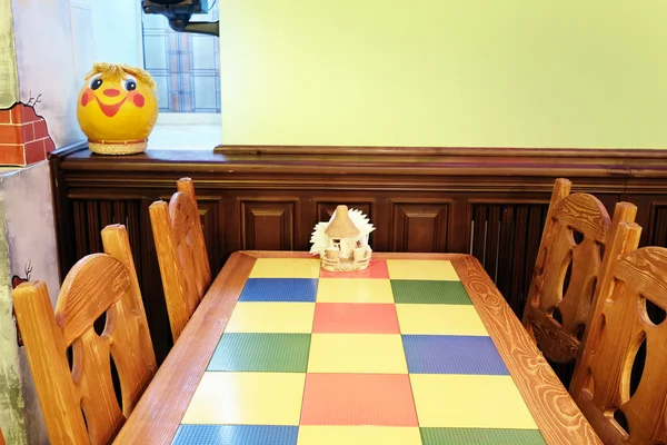 Interior um café infantil vazio — Fotografia de Stock