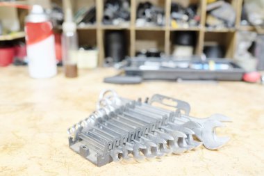 somun anahtarları kümesi yakın çekim