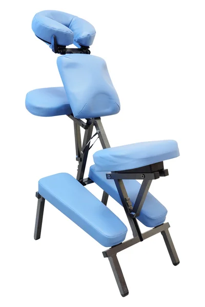 Blue massage chair — Stock Photo, Image