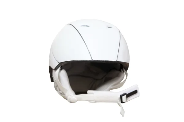 White ski helmet — Stock Photo, Image