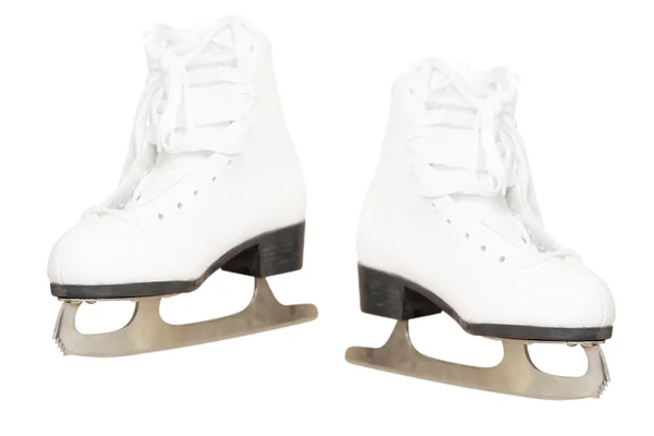 White skates isolated — Stock Photo, Image