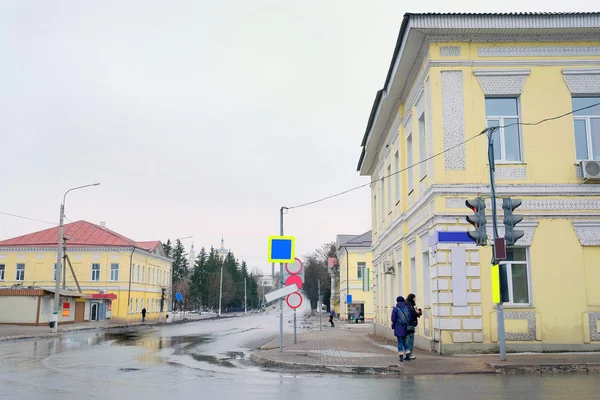 Town Kozelsk centre — Stock Photo, Image