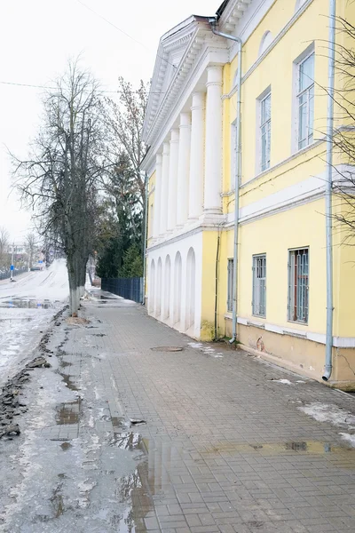 Bryuzgin dom w mieście Kozielskiego — Zdjęcie stockowe